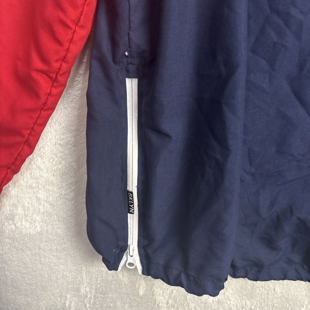 Mens Brooklyn Clothing American Flag Print 1/4 Zip Jacket Hoodie Windbreaker XL - Picture 12 of 12